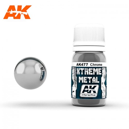 AK INTERACTIVE XTREME METAL CHROME 30ML AK477